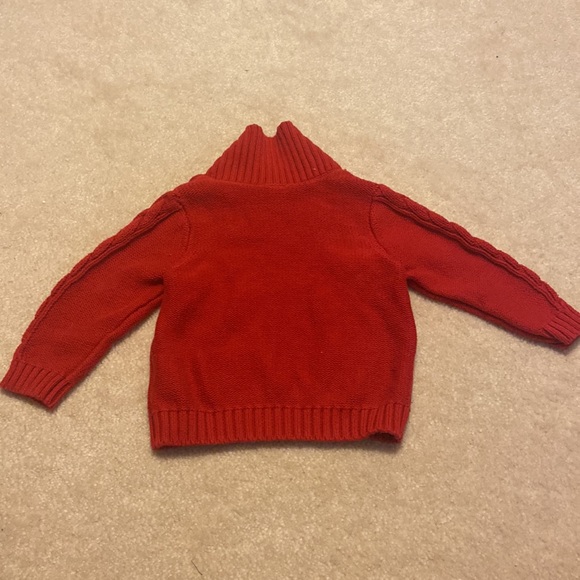 Red cozy sweater - Picture 3 of 3